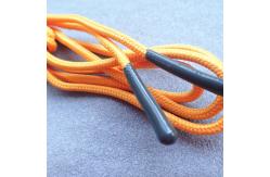 China Round Shape Polyester Silicone Dipping 6mm Drawstring Cord supplier