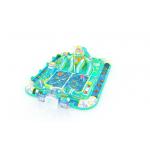 Giant Multi Color Family Inflatable Water Park With Small Floating Toys for sale