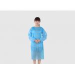 Dust Proof Disposable Isolation Gowns Convenient With With Collar / Four Buttons for sale