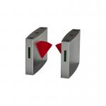 Waist High Security Flap Turnstile Gate Gym Retractable Speed Gate Turnstile for sale