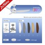 DC Ceiling Fan With Remote Control Plastic Blades High-Speed
