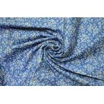 Dyeing Yarn Denim Print Fabric Shrink - Resistant With Custom Made Pattern