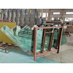 Profiled  8mm Custom Cut Glass Panes For Shop Logo for sale