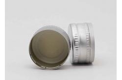 China 18mm 20mm Aluminum Tamper Evident Screw Cap Screw Thread Aluminum Pilfer Proof Cap supplier