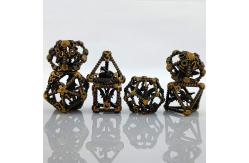 China Hollow Multi -Noodle Metal Dice Flying Dragon Dungeon And Dragon DND supplier