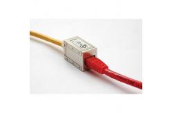 China RJ45 Cat6 Shielded Keystone Jack Metal Material Straight Through Install supplier