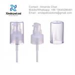 Plastic Foundation Bottle Pump Cream Treatment Pump With Cap for sale