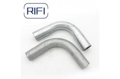 China Malleable Iron Solid Elbow Hot Dip Galvanized Compatibility Fits With GI Conduit Pipes supplier