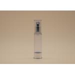100ml Airless Pump Cosmetic Packaging Portable With Transparent Over Cap for sale