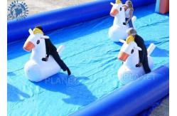China Pony Hop Riding Race Track Inflatable Pony Hopper Game supplier