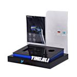 Customized Cosmetic Display Stand Tabletop Splendid Telephone Headset Holder Acrylic for sale