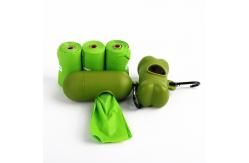 China Pet Garbage Bag Biodegradable Materials Poop Pickup Dog Poop Bag Capsule Dispenser supplier