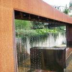 Modern Home Anti Rust Corten Steel Fountain With Process Welding