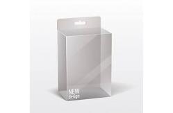 China Flat Packed Square Transparent Plastic Cosmetic Boxes supplier