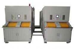 China Four Vacuum Chambers Helium Leak Testing Equipment For Small Four - Way Valve supplier