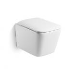 Modern Sanitary Ware Square Hanging Toilet Bowl Wc Suspend Floating Toilet Bathroom Ceramic P-trap Wall Hung Toilet for Hotel for sale