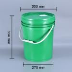 100% Material Used 20 Liter Empty Plastic Pails with Lid and Handle