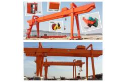 China 40t Double Beam Rubber Tyred Gantry Marble Port Container Lifting Equipment supplier