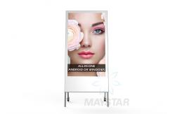 China Full HD Freestanding Digital Display / Electronic Advertising Display Screen supplier