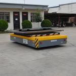 Automatic Charging Trackless Transfer Cart Electric With Steel Plate Wheels Base 1500mm