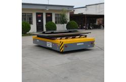 China Automatic Charging Trackless Transfer Cart Electric With Steel Plate Wheels Base 1500mm supplier