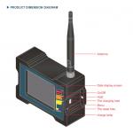 DAM825 Industry Wireless Inclinometer Monitor With Rechargeable Battery Power Supply