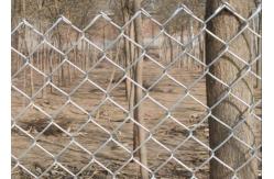 China 6 Ft X 50 Ft 4.8mm Galvanized Chain Link Fence Diamond Hole supplier