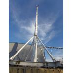Simple Structure Monopole Communication Tower Convenient Installation And Use for sale