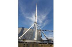 China Simple Structure Monopole Communication Tower Convenient Installation And Use supplier