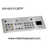 Waterproof SS Industrial Metal Keyboard With Touchpad , Rated Colorful Image Of Keys for sale
