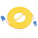 1m Yellow Duplex Connector Fiber Optic Patch Cord LC UPC To LC UPC for sale