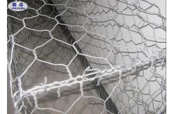 China 80x100 Galvanized Stone Filled Gabions , Gabion Baskets Retaining Wall supplier