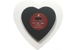 China Heart Shaped Stretched Canvas Board Pre Primed Blank Stretched Canvases For Painting supplier