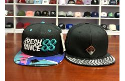 China Personalized private labels custom design flat brim embroidery logo snapback hats caps supplier