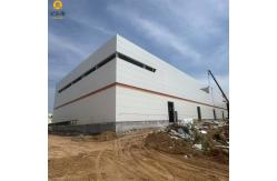China Light Prefabricated Steel Structure Building With Sandwich Panels Wall Construction supplier