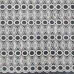 Customized Tulle Net Flower Lace Coloured Embroidery Fabric Water Soluble for sale