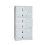 vertical 18 Doors Gym School Cloth Storage Metal Lockers for sale