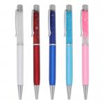 Metal Creative Ball Pen Oil Filling Triangle Barrel Twist Gift Ballpoint Pens for sale
