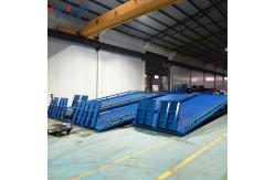 China Versatile 10-Meter Manual Ramp with 10-Ton Capacity and Convenient Flip Board supplier
