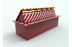 China Shallow Mounted Security Road Blocker Hydraulic PLC Programming Command Control supplier