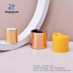 Colorful Shampoo Bottle Cap Gold Aluminum Disc Top Caps for sale
