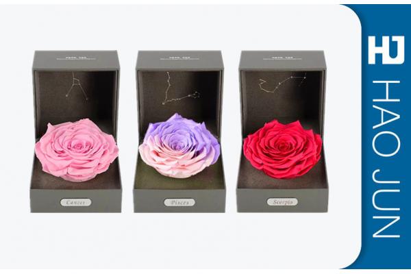 High Quality New Design Luxury Cardboard Flower Boxes Round Packaging Box