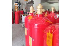 China Clean Agent Fire Suppression System FM200 Cylinders HFC-227ea Gas Filled Air Bottles supplier