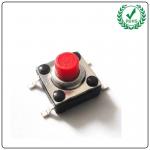 Stretch Cover Waterproof Tact Switch 4 Pin SMD Red Silicone Button for sale