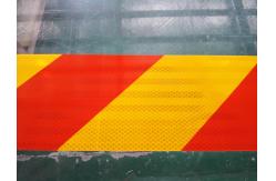 China Weather Resistant Red And Yellow Vehicle Reflective Tape Package 1 Roll/Box supplier