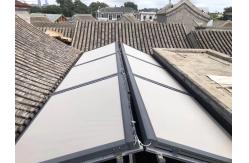 China Customized Roof Sunshade Motorized Retractable Awning for sunroom supplier