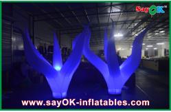 China Waterproof 190T Nylon Inflatable Lighting Decoration On Ground 2m Ceremony supplier