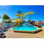 Outdoor Children Game Park Swimming Pool Fiberglass Water Slide For Kids for sale