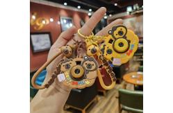 China Capybara Projection Camera Cute Car Keychain Multi Functional​​ Custom Car Keychain supplier