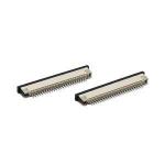 1.0mm Pitch FFC FPC Connector 2.5mm 3.0mm Height Right Angle SMT Slider Series for sale